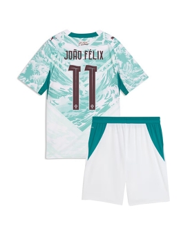 Billige Fotballdrakt Portugal Joao Felix #11 Replika Bortedraktsett Barn VM 2026 Kortermet (med bukser)